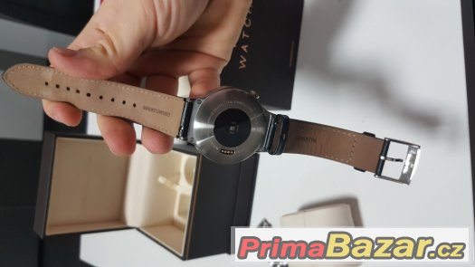 Huawei Watch W1 Stainless Steel/Black Leather Stra Huawei Watch W1 Stainless Steel/Black Leather Stra