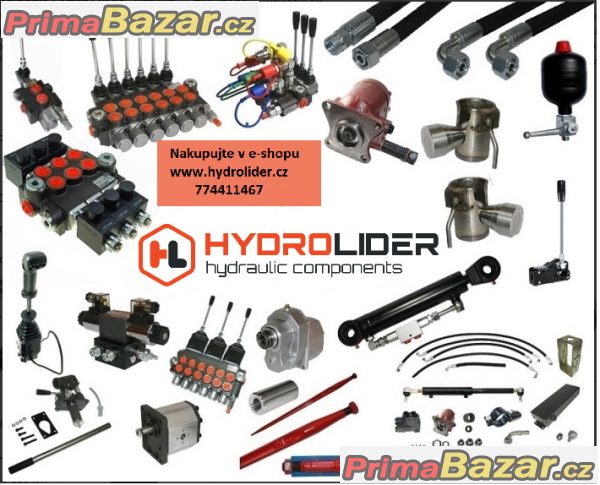 Hydraulický rozvaděč,čerpadlo,válce,hrot,hydraulická hadice