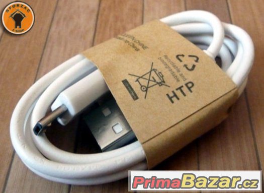 Datový a nabíjecí kabel USB Micro - bílý