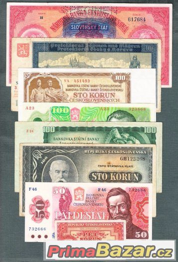 stare-bankovky-sestava-1929-1987-8kusu