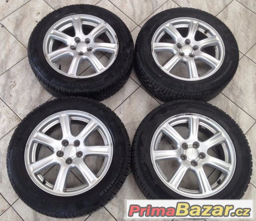 SUBARU ORIGINÁL ZIMNÍ KOLA Continental 205/55 R16 vzorek 9mm