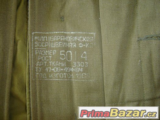 Nový zimní pracovní oblek bývalé CCCP Nový zimní pracovní oblek bývalé CCCP