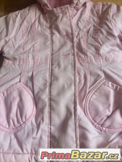 Světlé růžová zimní/podzimní bunda