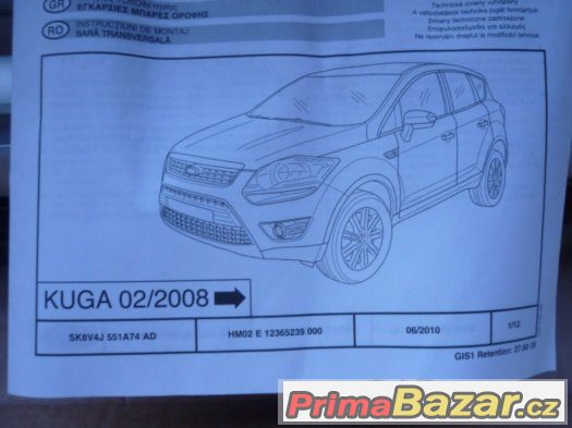 Příčníky Ford Kuga