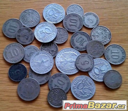 Konvolut mincí - staré Německo