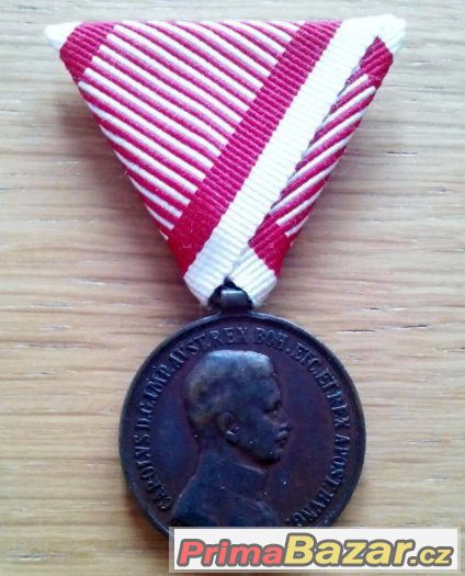 Medaile Za statečnost, Karel I., Rak.-Uhersko