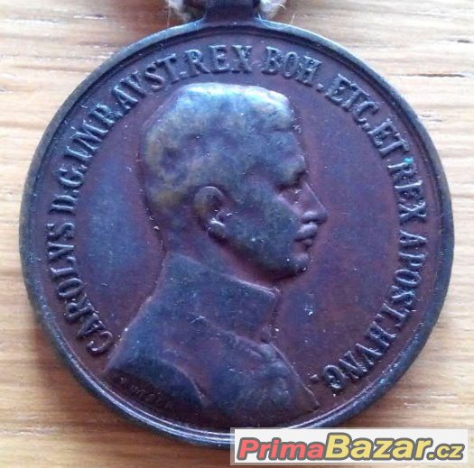 Medaile Za statečnost, Karel I., Rak.-Uhersko
