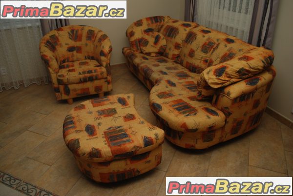 Sedací souprava Diana (pohovka + křeslo + taburet) Sedací souprava Diana (pohovka + křeslo + taburet)