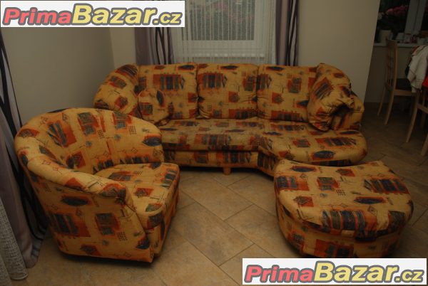 Sedací souprava Diana (pohovka + křeslo + taburet) Sedací souprava Diana (pohovka + křeslo + taburet)
