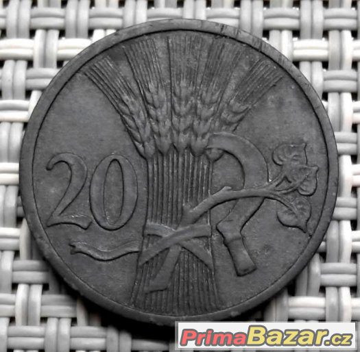 20 haléřů 1942, Protektorát Č a M.