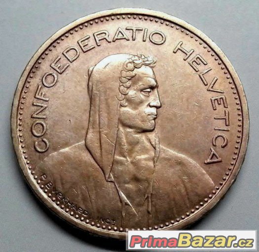 5 franků 1933 B, Švýcarsko