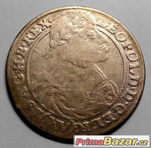 XV. krejcar 1663, Leopold I., Vratislav XV. krejcar 1663, Leopold I., Vratislav