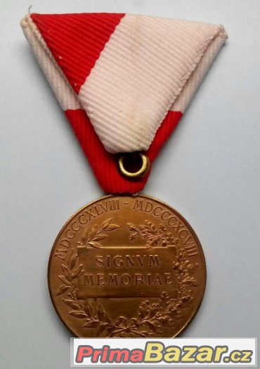 Medaile Signum Memoriae 1898, Fr. Josef I.
