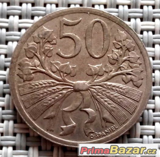 50 haléřů 1931, ČSR