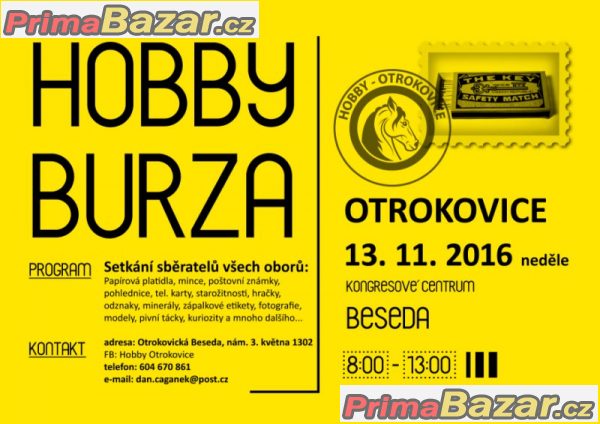 HOBBY BURZA OTROKOVICE, 13.11.2016