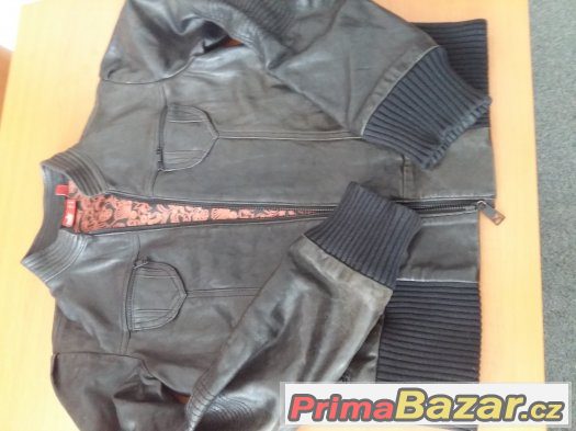 Luxusní kožená bunda značková PUMA, vel. 36-38