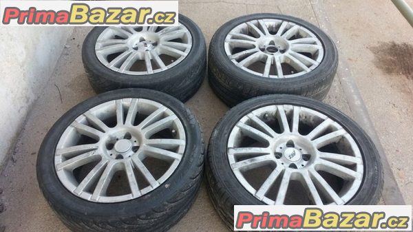 AEZ 4x100 7jx17 et38 pneu bridgestone 225/45 r17 91w