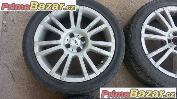 AEZ 4x100 7jx17 et38 pneu bridgestone 225/45 r17 91w