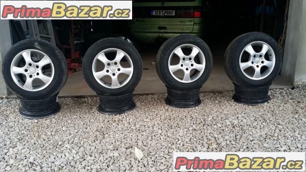 BMW 5x120 7jx15 et38 pneu Continental 195/65 r15