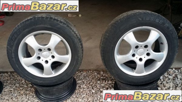 BMW 5x120 7jx15 et38 pneu Continental 195/65 r15