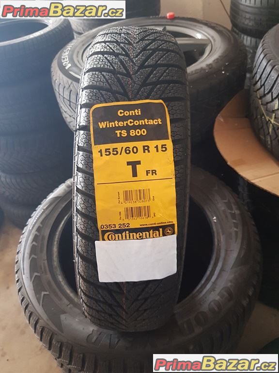 1x nová  pneu Smart Continental conti Winter Contact TS800 155/60 r15 74T