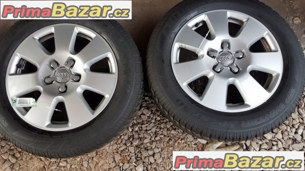 Audi Q7 4L0601025AF  60%vzorek dot1214 5x130 7.5jx18 et53  zet pneu Dunlop SP Sport Winter 3D 235/60 r18