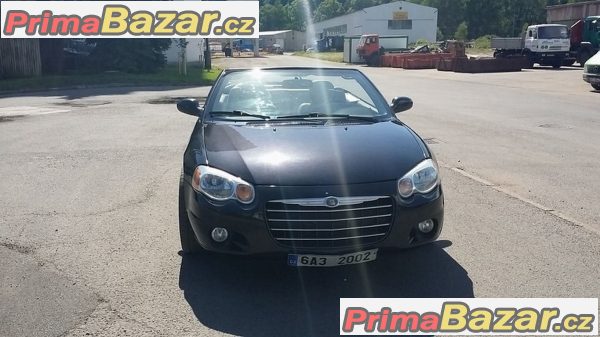 Prodám Chrysler Sebring Cabrio 2,7 V6 24V,rok výroby 2006,149KW