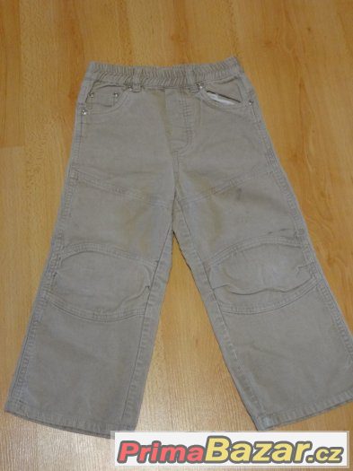 Kalhoty riflové, vel. 104 -110,116 (cca 3-4 roky,5-6 let)