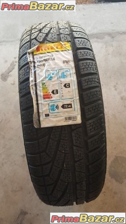 1xnova,nepoužita  pneu Pirelli W. Sottozero WINTER 195/60 R16 89H