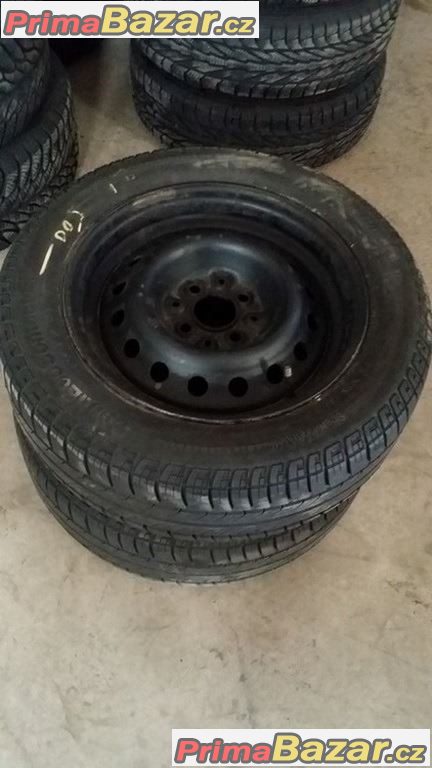 2xPlechovy disk s pneu  Rover 4x95  pneu 185/60 r14