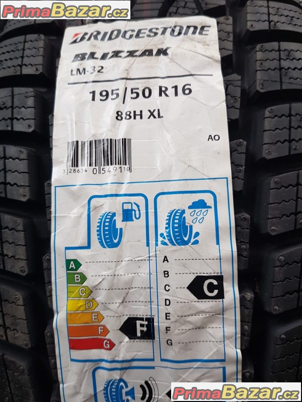 4xnove pneu Bridgestone Blizzak LM32 12 195/50 r16