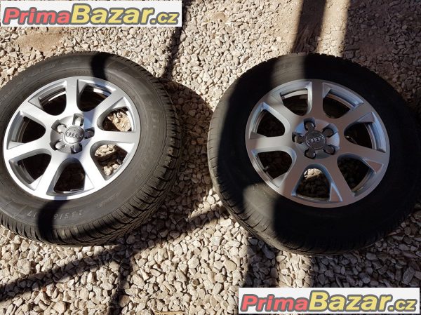 zánovní sada Audi 8R0601025E 5x112 7jx17 et37 pneu dot0115