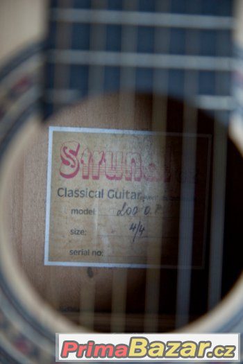 Klasická kytara STRUNAL 200 OP ( 2015, originál kovové strun