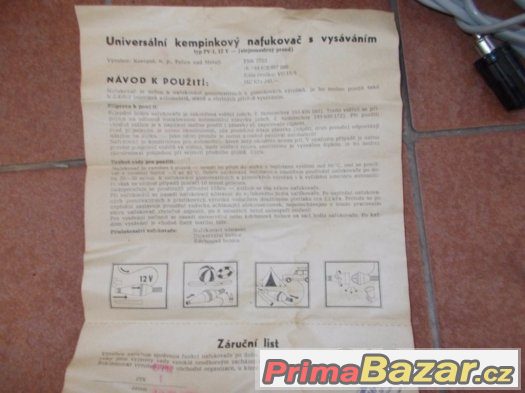Univerzální kempinkový nafukovač s vysáváním Univerzální kempinkový nafukovač s vysáváním