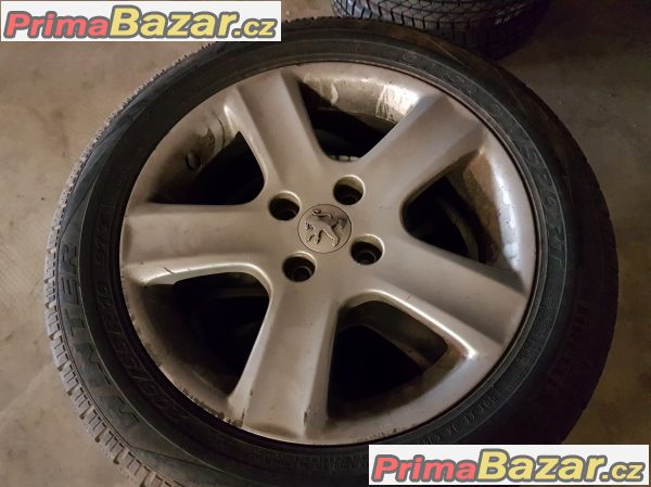 3x alu kolo Peugeot 4x108 6.5jx16 x31 pneu 205/55 r16