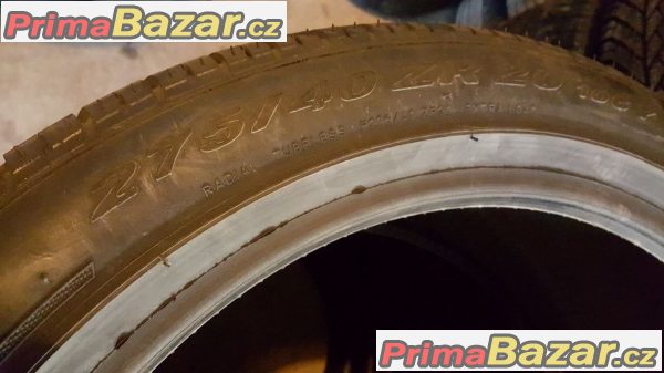 4x nové, nepoužité Pirelli P Zero Rosso 275/40 r20