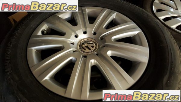 Nové, nepoužité Plechove disky  VW 7N0601027 s poklicema 5x112 6.5jx16 et33