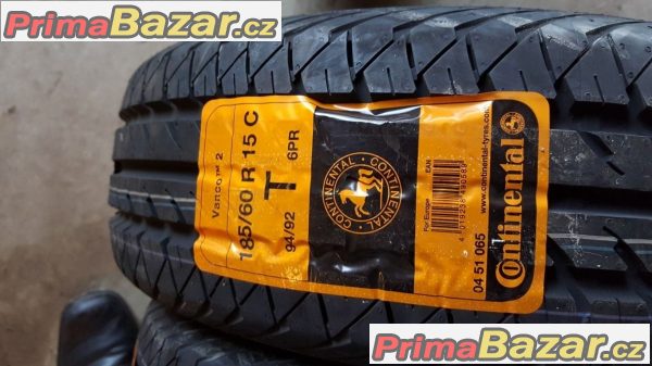 4x nove pneu Continental Vanco Contact 2 185/60 r15C 94/92T 11