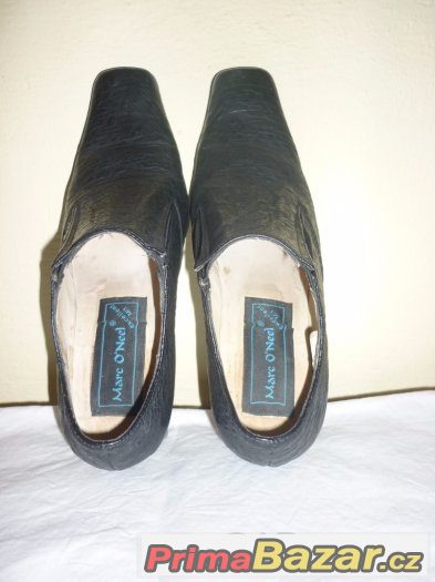 Kožené kotníčkové boty Marc O Neel