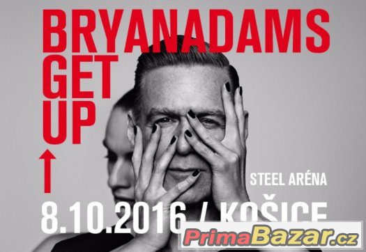 Bryan Adams - Košice, 8. 10. 2016 (2 vstupenky)