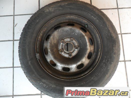 nabízím 2 komp.kola pneu CONTNENTAL 175/80 r 14