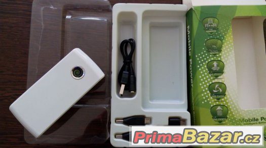 AKCE 1+1 Power Bank kapacita 4400mAh - bílá - POSLEDNÍ KUS AKCE 1+1 Power Bank kapacita 4400mAh - bílá - POSLEDNÍ KUS