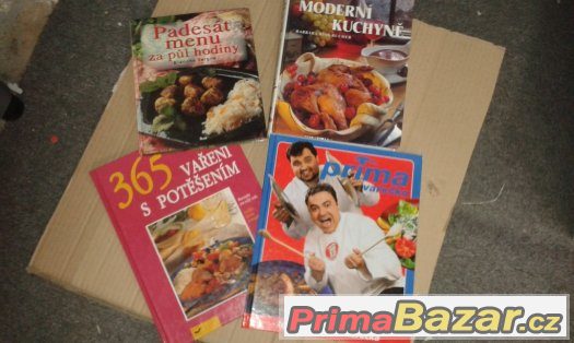 Kuchařky - 4 knihy