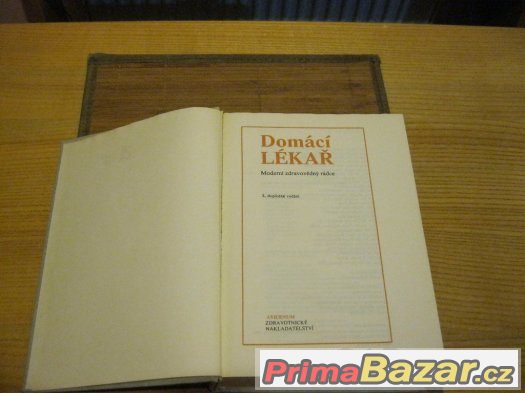 Kniha Domací Lékař. Kniha Domací Lékař.