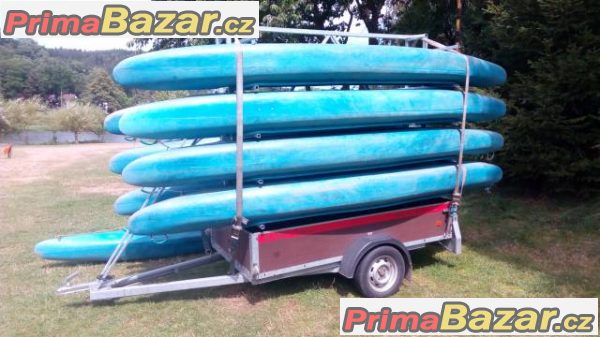 Prodej půjčovny vodáckého vybavení, plastové kanoe