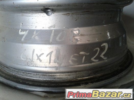 ALU disky originál Peugeot 14" – fotografie 4