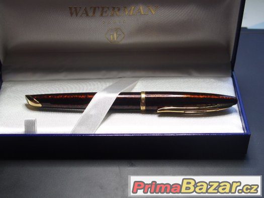 plnící pero waterman carene marine amber GT