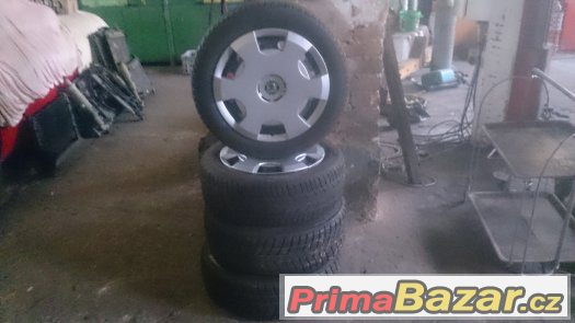 Plech. Disky Škoda Fabia 5 x 100 - 15´´ - ZIMNÍ