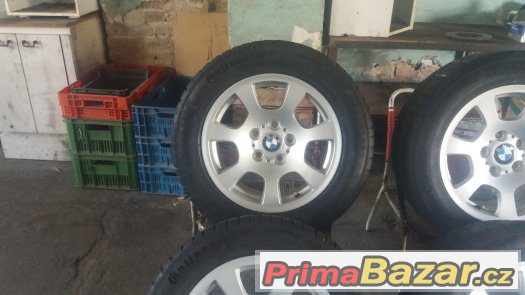 Orig. Alu Kola BMW 5 - 5 x 120 - 16´´ - ZIMNÍ – fotografie 4
