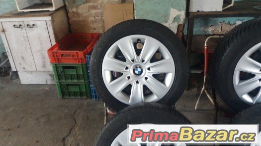 Plech. Disky BMW 3 - 5 x 120 - 16´´ - ZIMNÍ + POKLICE